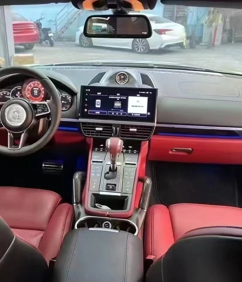 Touch Panel Car Center Console Gear Shift Panel for  2010-2017 LCD  Interior Decorative Accessories